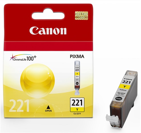 Canon CLI-221Y cartucho de tinta 1 pieza(s) Original Amarillo