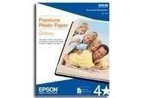 Epson Premium Photo Paper Glossy Borderless 5 x 7" 20 Sheet papel fotográfico