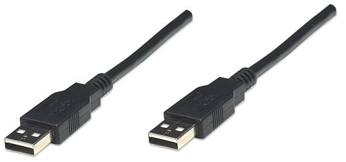 Manhattan 306089 cable USB 1,8 m USB 2.0 USB A Negro