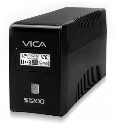 Vica S1200 sistema de alimentación ininterrumpida (UPS) 1,2 kVA 600 W 6 salidas AC
