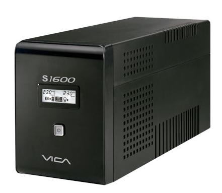 Vica S1600 sistema de alimentación ininterrumpida (UPS) 1,6 kVA 900 W 4 salidas AC