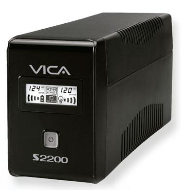 Vica S2200 sistema de alimentación ininterrumpida (UPS) 2,2 kVA 1200 W 4 salidas AC