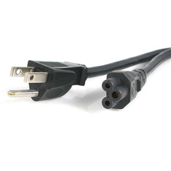 StarTech.com PXT101NB3S cable de transmisión Negro 1,83 m NEMA 5-15P C5 acoplador