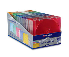 Verbatim CD/DVD Slim cases unidad de cinta múltiple