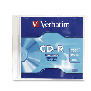 Verbatim 52x CD-R Media 700 MB