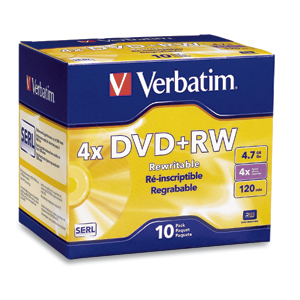 Verbatim DataLifePlus DVD+RW 4,7 GB 10 pieza(s)