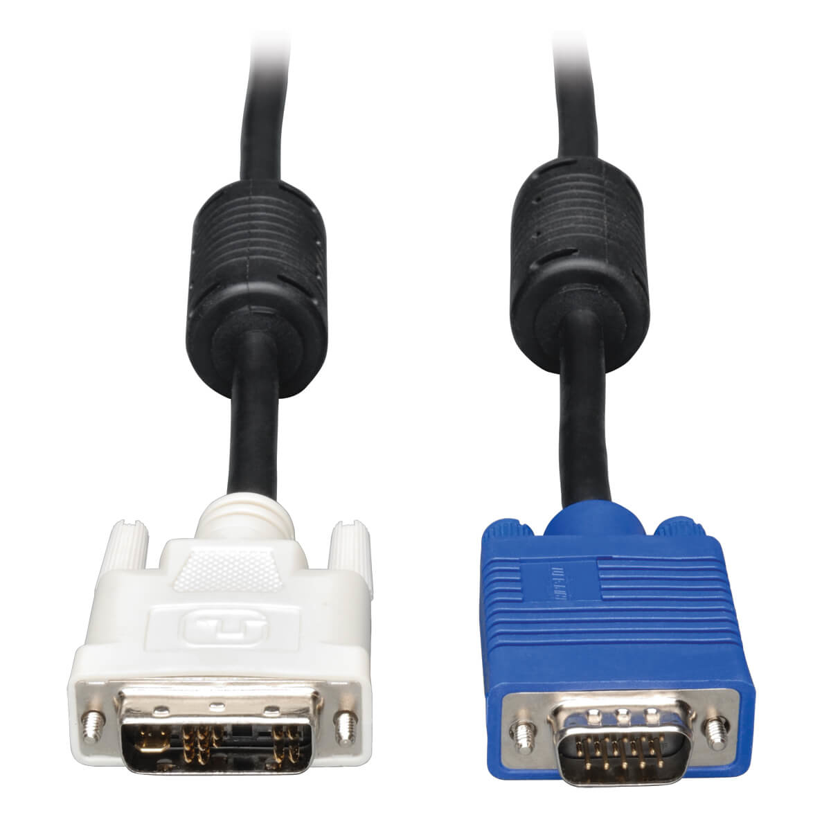 Tripp Lite P556-010 Cable para Monitor DVI a VGA, Cable de Alta Resolución con RGB Coaxial (DVI-A a HD15 M/M), 3.05 m [10 pies]