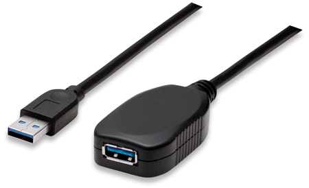 Manhattan 5m USB 3.0 cable USB USB 3.2 Gen 1 (3.1 Gen 1) USB A Negro