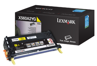 Lexmark X560A2YG cartucho de tóner 1 pieza(s) Original Amarillo