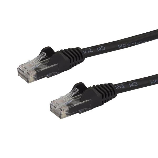 StarTech.com Cable de Red Ethernet Snagless Sin Enganches Cat 6 Cat6 Gigabit 1m - Negro