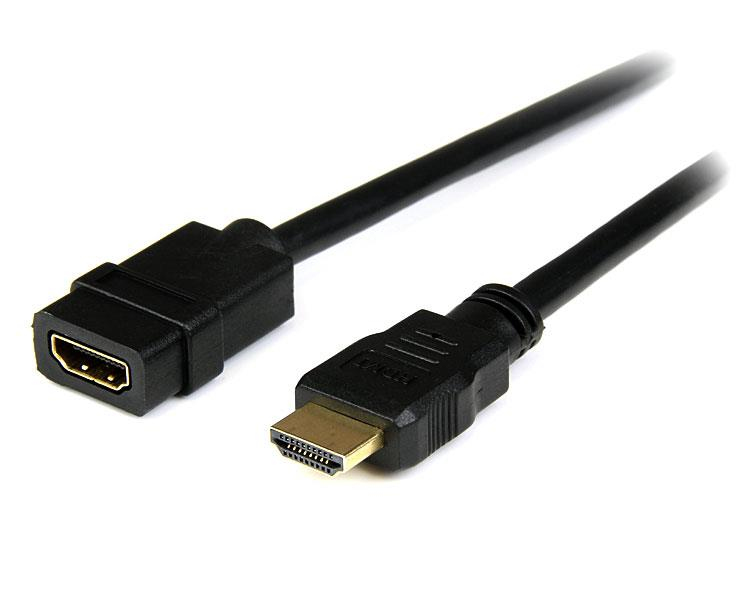 StarTech.com Cable Extensor HDMI Ultra HD 4k x 2k de 2m - Alargador Macho a Hembra