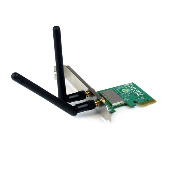 StarTech.com Adaptador Tarjeta PCI Express PCIe de Red Inalámbrica Wireless WiFi N 802.11b/g/n 300Mbps 2T2R