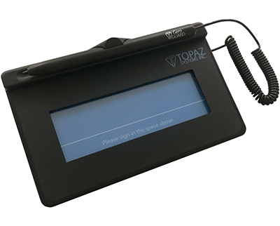 Topaz Systems T-S460-HSB-R tableta de firma digital Negro LCD