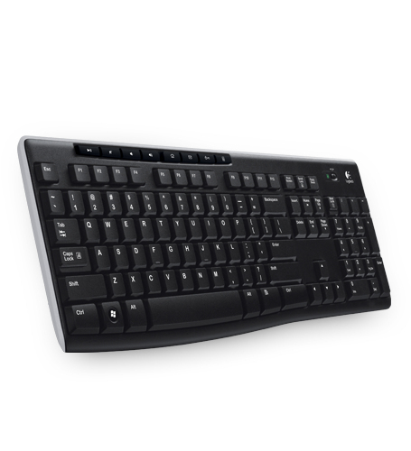 Logitech K270 teclado RF inalámbrico Negro