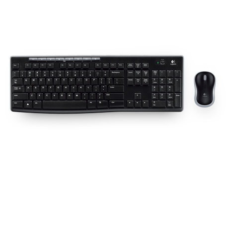 Logitech MK270 teclado RF inalámbrico Negro