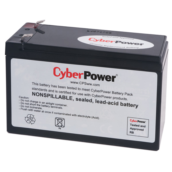 Cyberpower  Batería de Reemplazo de 12V/8Ah para UPS de CyberPower