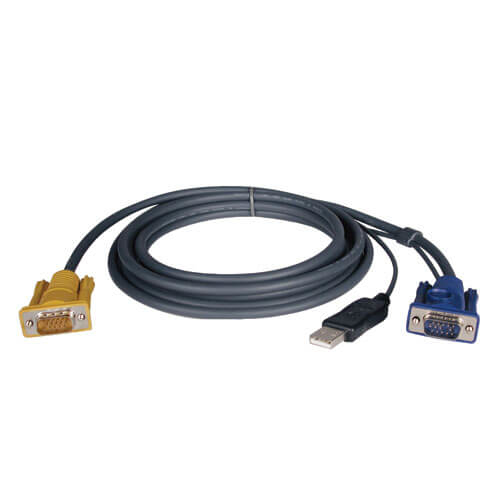 Tripp Lite P776-006 Juego de Cables PS/2 (2 en 1) para KVM NetDirector serie B020 y serie B022, 1.83 m [6 pies]