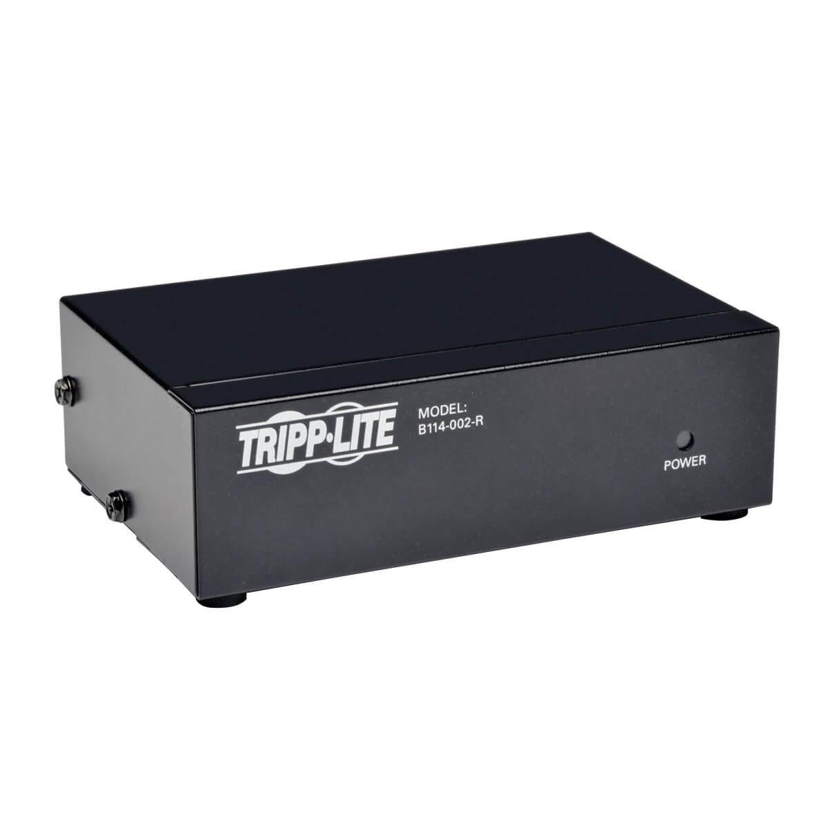 Tripp Lite B114-002-R Divisor de Video de 2 Puertos VGA / SVGA con Reforzador de Señal, video de alta resolución, 350 MHz, (HD15 M/2xH)