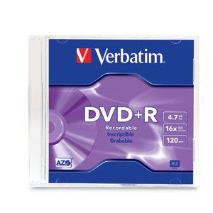 Verbatim DVD+R 4.7 GB 4,7 GB 1 pieza(s)