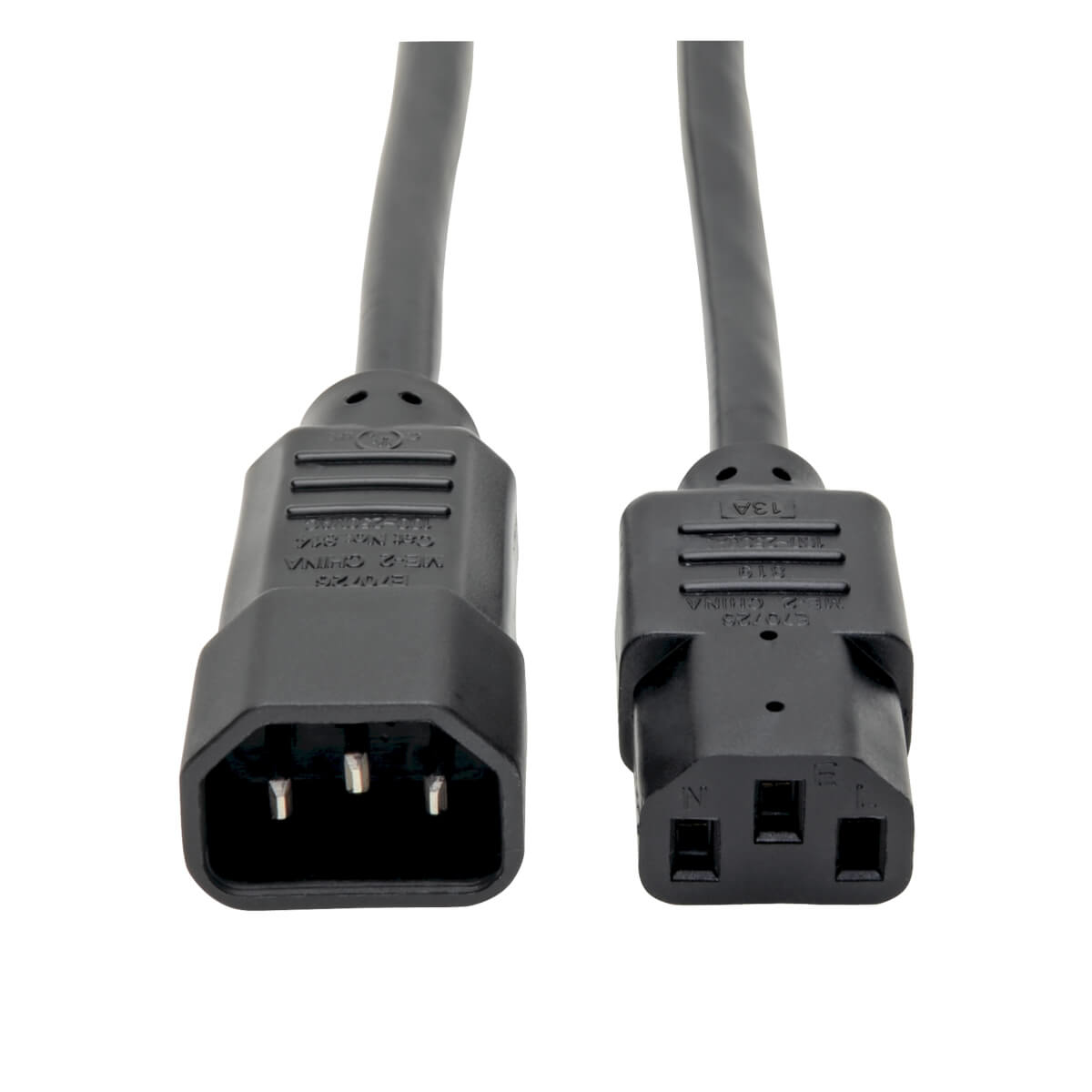 Tripp Lite P004-002 Cable de Alimentación para PDU, C13 a C14 - 10A, 250V, 18 AWG, 61 cm [2 pies], Negro