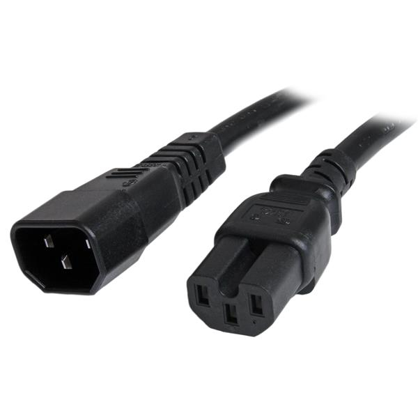 StarTech.com PXTC14C153 cable de transmisión Negro 0,9 m C14 acoplador C15 acoplador