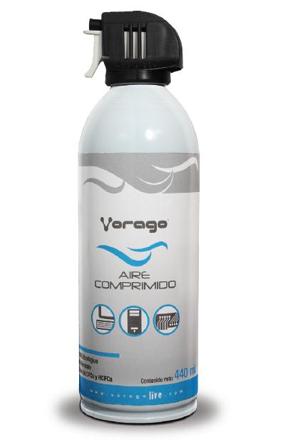 Vorago CLN-100 Limpiador de aire comprimido, Removedor de polvo 440 ml