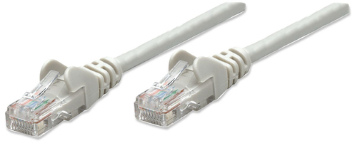 Intellinet Cat5e, 1m cable de red Gris U/UTP (UTP)