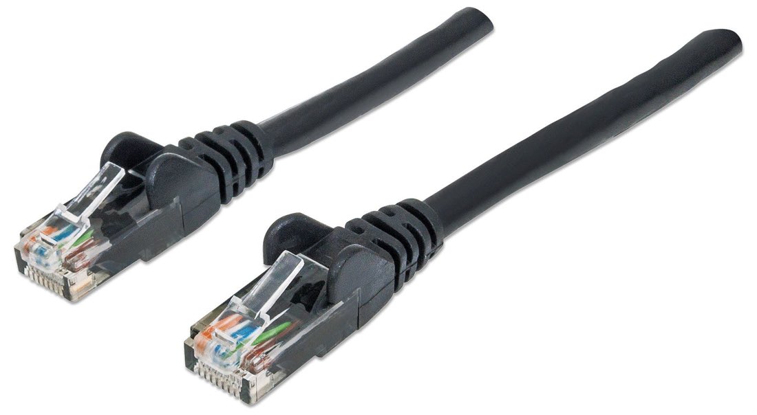 Intellinet 0.5m Cat6 cable de red Negro 0,5 m U/UTP (UTP)