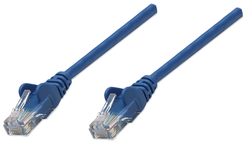Intellinet 1m Cat6 cable de red Azul U/UTP (UTP)