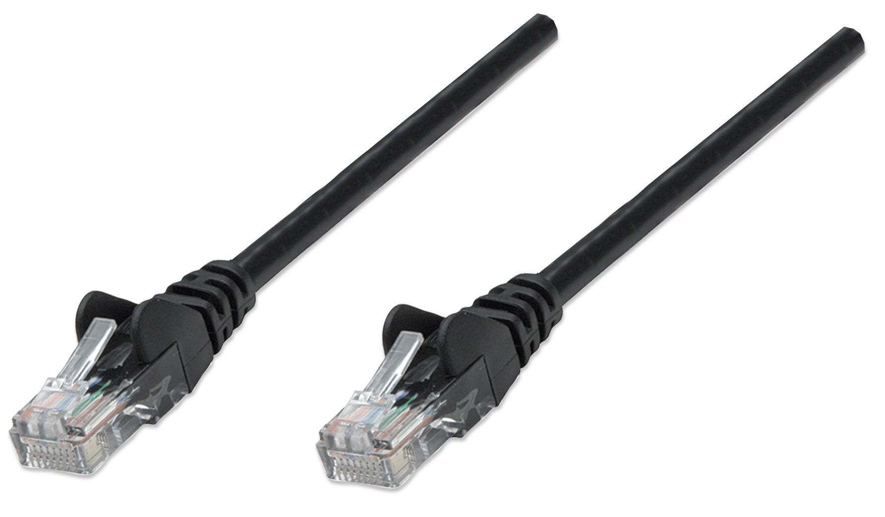 Intellinet 5m Cat6 cable de red Negro U/UTP (UTP)
