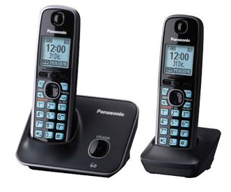 Panasonic KX-TG4112ME Teléfono DECT Identificador de llamadas Negro