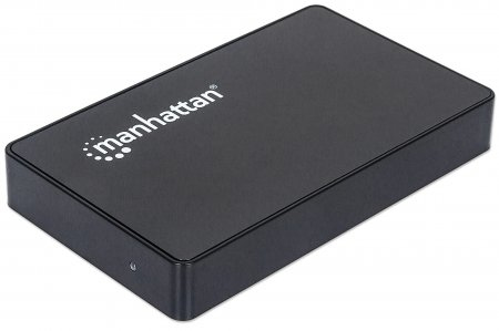 Manhattan 130349 caja para disco duro externo Caja de disco duro (HDD) Negro 2.5"