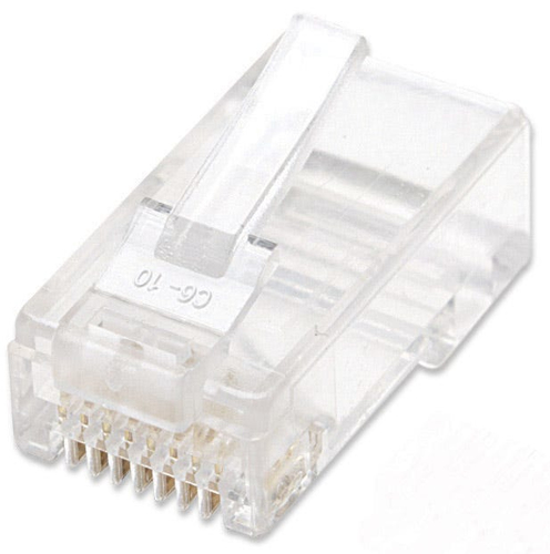 Intellinet 502399 conector RJ-45 Transparente