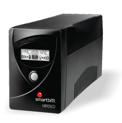 Smartbitt SBNB900LCD sistema de alimentación ininterrumpida (UPS) 0,9 kVA 480 W 6 salidas AC