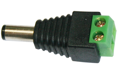 Provision-ISR PR-C08 cambiador de género para cable DC Negro, Verde