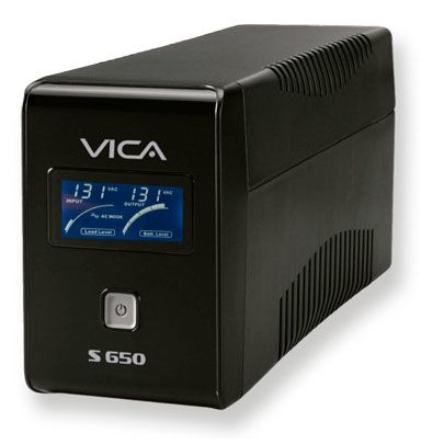 Vica S650 sistema de alimentación ininterrumpida (UPS) 0,65 kVA 360 W 6 salidas AC