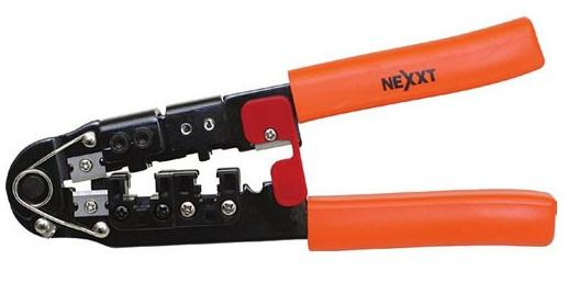 Nexxt Solutions AW250NXT05 Pinza ponchadora Negro, Naranja