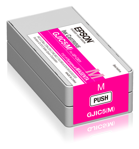 Epson GJIC5(M): Ink cartridge for ColorWorks C831 (Magenta) (MOQ=10)