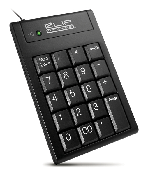 Klip Xtreme KNP-100 teclado numérico Portátil USB Negro