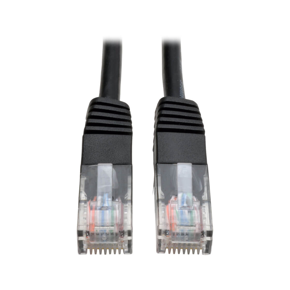Tripp Lite N002-002-BK Cable Ethernet (UTP) Patch Moldeado Cat5e 350 MHz (RJ45 M/M) - Negro, 61 cm [2 pies]