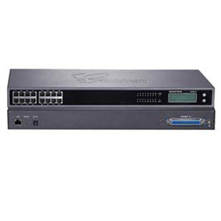 Grandstream Networks  Gateway VoIP GrandStream ATA de 16 puertos FXS + 1 puerto TELCO de 50 pins, p/montaje en rack