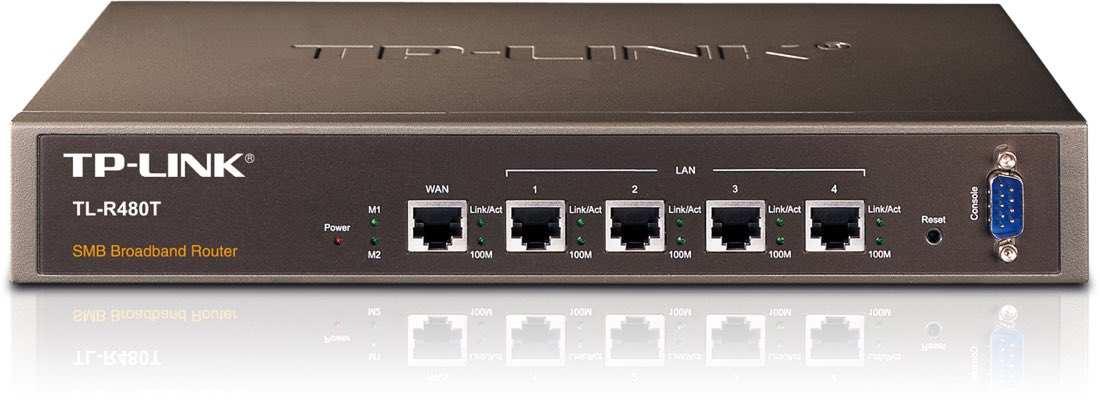 TP-LINK TL-R480T router Ethernet rápido Negro