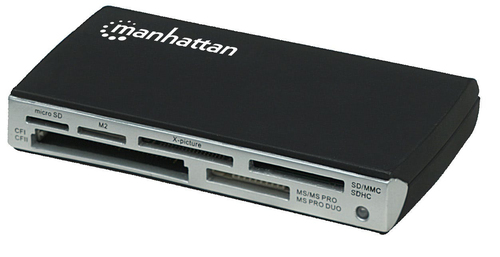 Manhattan 100939 lector de tarjeta USB 2.0 Negro
