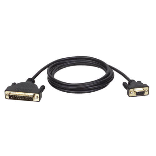 Tripp Lite P404-006 Cable de Oro para Módem Serial a (DB25 a DB9 M/H), 1.83 m [6 pies]
