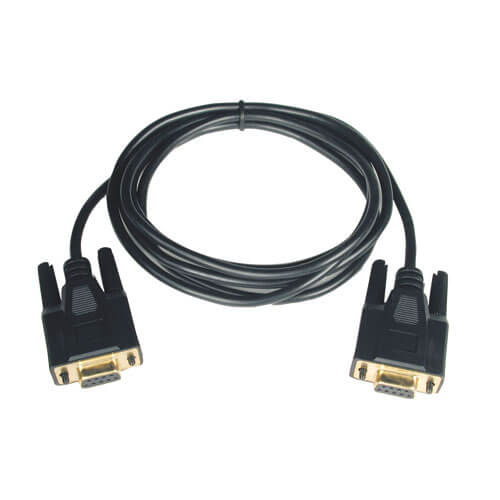 Tripp Lite P450-006 Cable de Módem Nulo Serial RS232 (DB9 H/H), 1.83 m [6 pies]