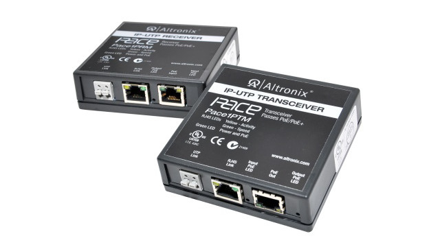 Altronix  Kit extensor IP y PoE por cable UTP CAT5E hasta 500 mts @ 100 mbps