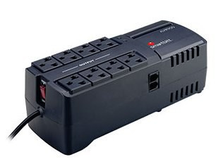Smartbitt SBAVR2200 regulador de voltaje 8 salidas AC 95-150 V Negro