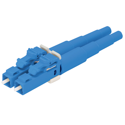 PANDUIT  Conector de Fibra Óptica LC Duplex OptiCam, Monomodo 9/125 OS2, Pre-pulido, Color Azul