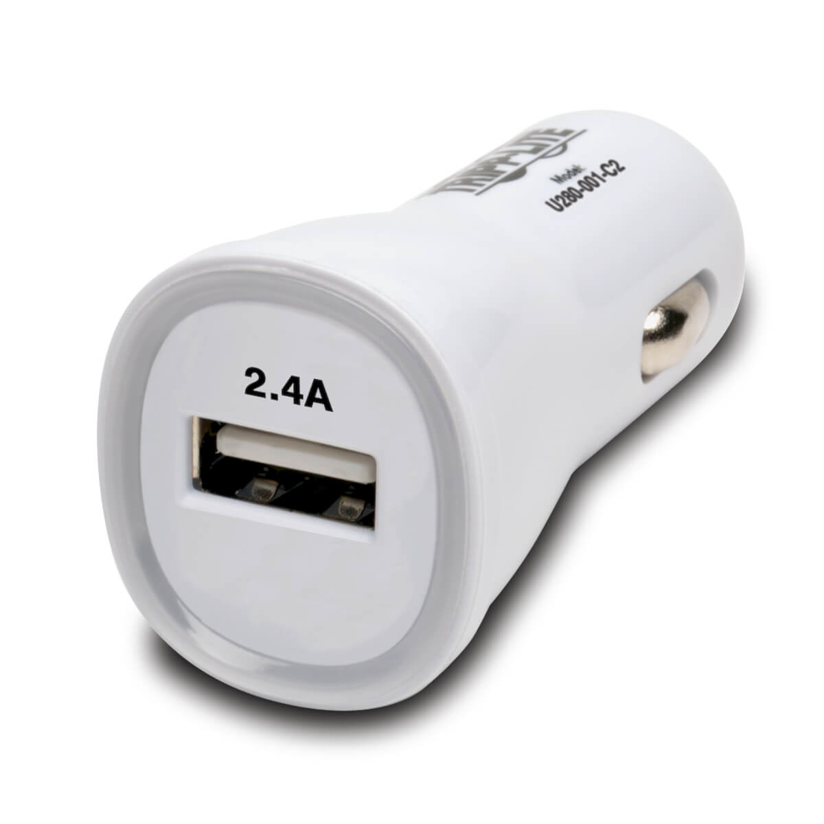 Tripp Lite U280-001-C2 Cargador USB de Auto para Tableta / Teléfono, 5V / 2.4A / 12W