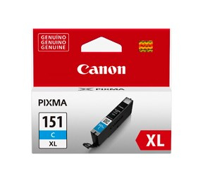 Canon CLI 151 XL cartucho de tinta 1 pieza(s) Original Alto rendimiento (XL) Cian